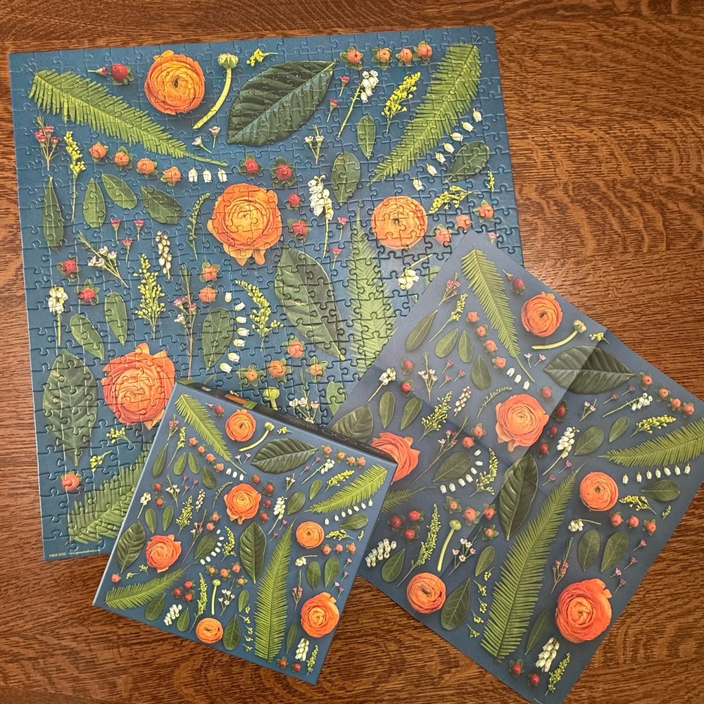 Genuine Fred Deconstructed Bouquet 500 Piece Puzzle Complete